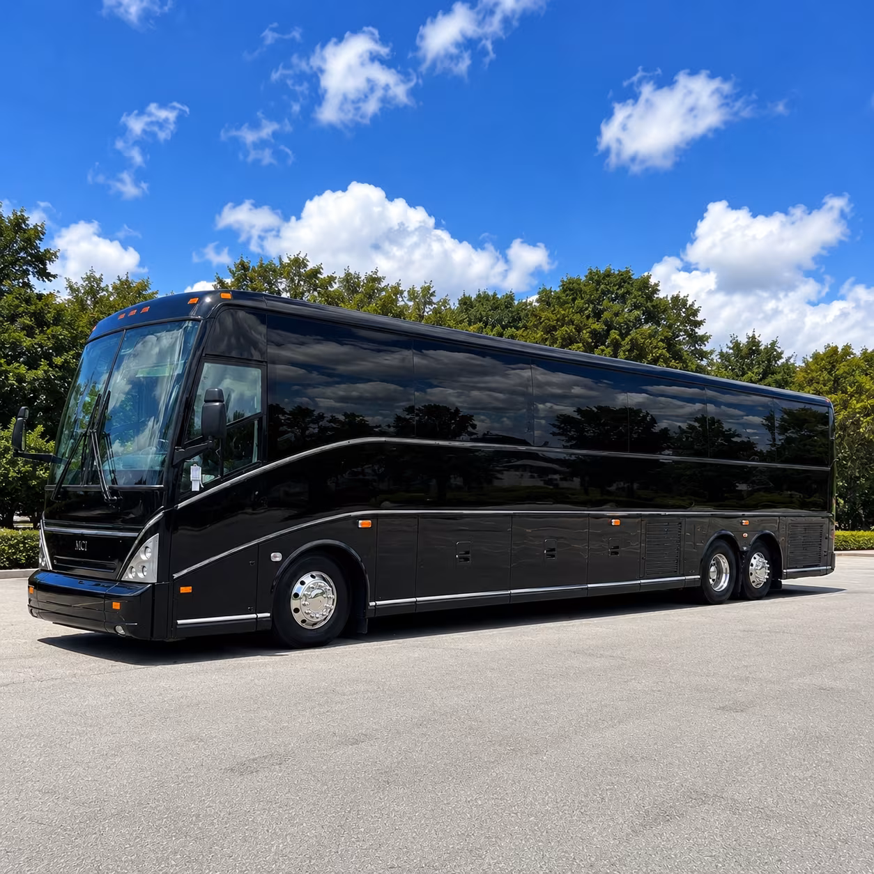 cincinnati bus rental service area