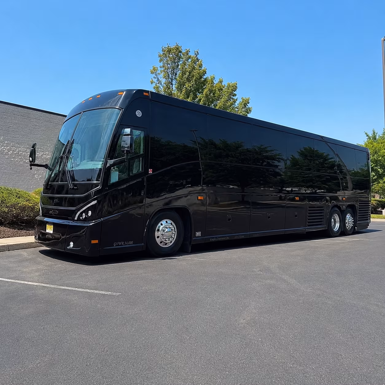 cincinnati charter bus services exterior