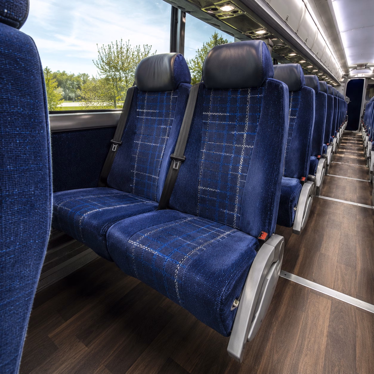 cincinnati charter bus services inside
