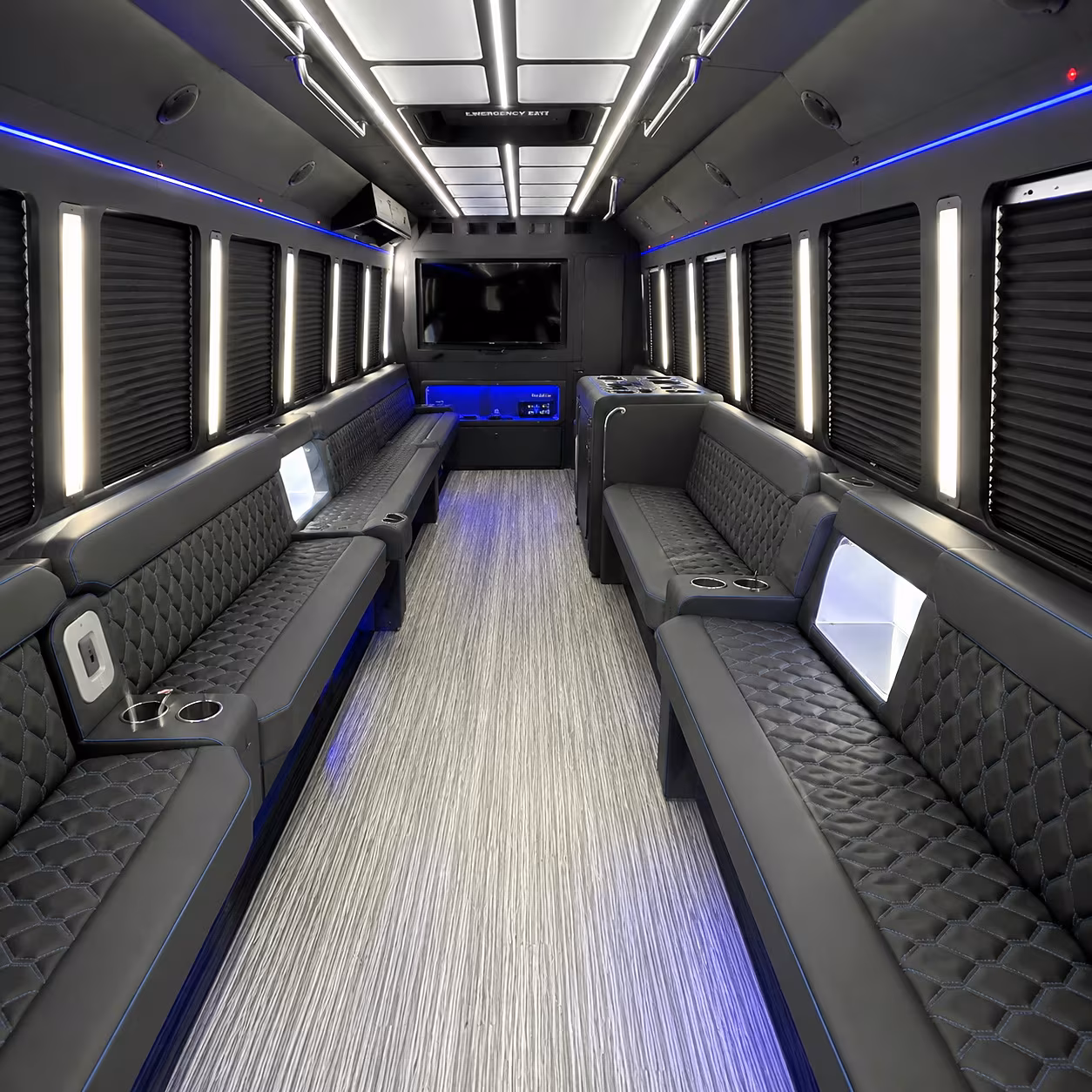 cincinnati party bus rentals inside